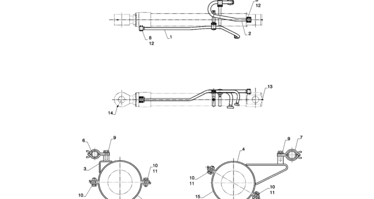 04 29 00(00) HYDRAULIC LINES – BUCKET CYLINDER,