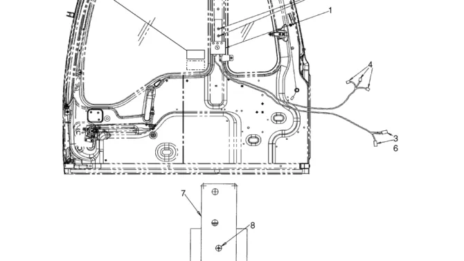 04-34-01(00) CONTROL BOX INSTALLATION, HENDRIX (LC32TU0006F1 & YN32TU1012F1)-SK460-8 SK485-8 Kobelco Excavator Parts Number Electronic Catalog EPC Manuals