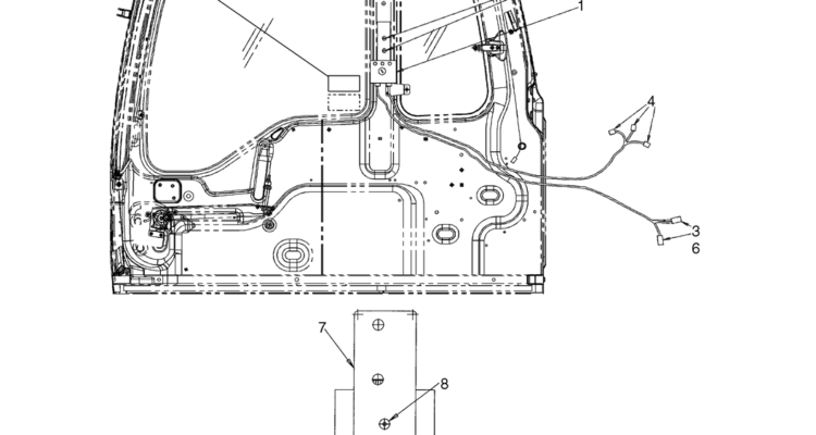 04-34-01(00) CONTROL BOX INSTALLATION, HENDRIX (LC32TU0006F1 & YN32TU1012F1)-SK460-8 SK485-8 Kobelco Excavator Parts Number Electronic Catalog EPC Manuals