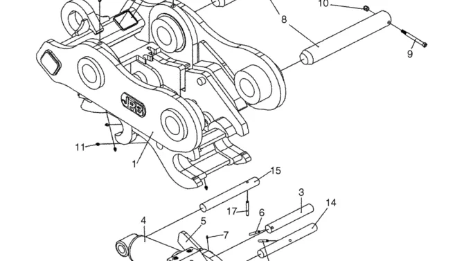 04-35-03(00) COUPLER INSTALLATION, JRB (LC32TU0004FC)-SK460-8 SK485-8 Kobelco Excavator Parts Number Electronic Catalog EPC Manuals