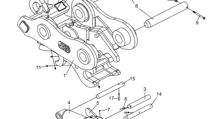 04-35-03(00) COUPLER INSTALLATION, JRB (LC32TU0004FC)-SK460-8 SK485-8 Kobelco Excavator Parts Number Electronic Catalog EPC Manuals