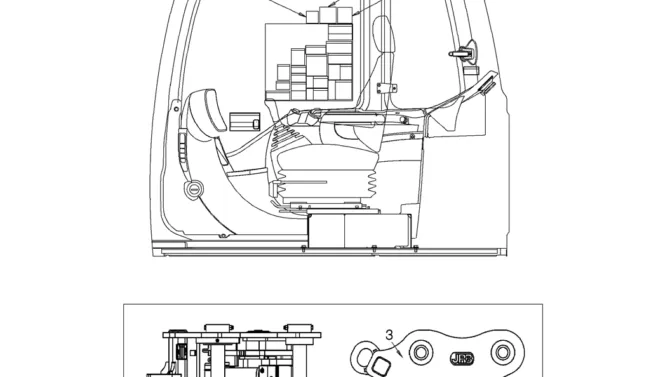 04-35-07(01) LABEL ASSEMBLY, LOCATION, JRB (LC32TU1061F5)-SK460-8 SK485-8 Kobelco Excavator Parts Number Electronic Catalog EPC Manuals