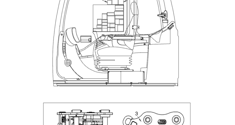 04-35-07(01) LABEL ASSEMBLY, LOCATION, JRB (LC32TU1061F5)-SK460-8 SK485-8 Kobelco Excavator Parts Number Electronic Catalog EPC Manuals