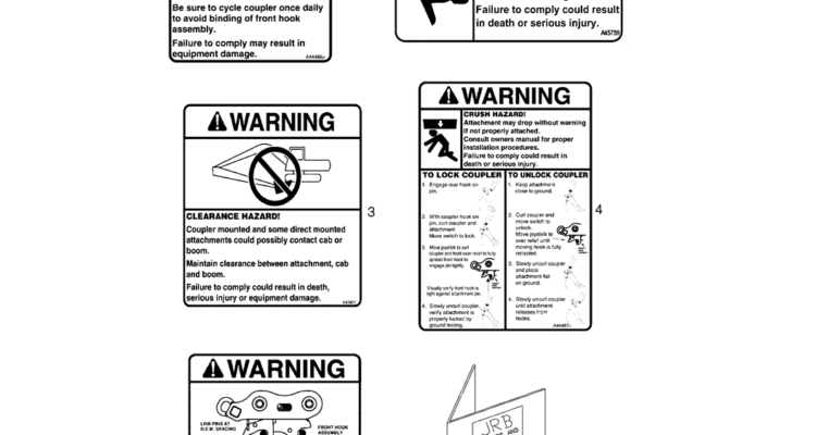 04-35-07(02) LABEL ASSEMBLY, LABELS, JRB (LC32TU1061F5)-SK460-8 SK485-8 Kobelco Excavator Parts Number Electronic Catalog EPC Manuals