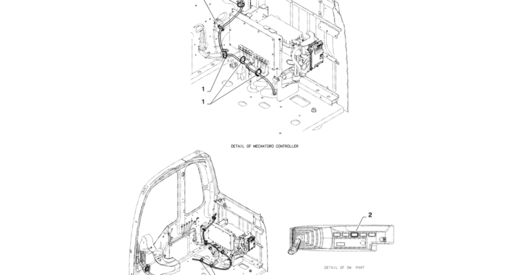 05-007(02) HARNESS ASSEMBLY, UPPER-2 SK130-8 SK140LC Excavator Parts Number Electronic Catalog EPC Manuals