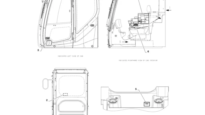 06-003(01) NAME PLATE INSTALLATION-2 SK130-8 SK140LC Excavator Parts Number Electronic Catalog EPC Manuals
