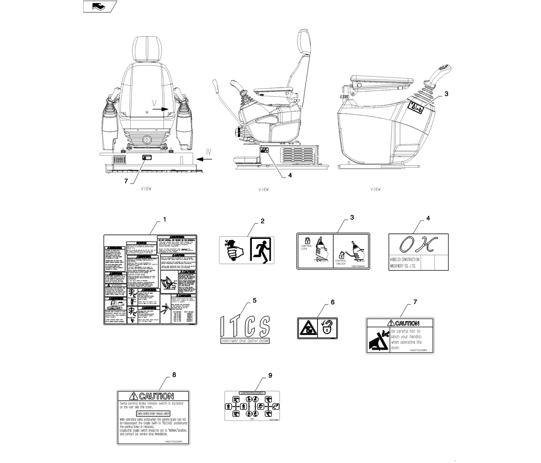 06-003(02) NAME PLATE INSTALLATION-2 SK130-8 SK140LC Excavator Parts Number Electronic Catalog EPC Manuals