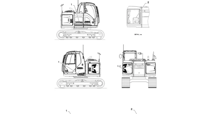06-008(00) NAME PLATE INSTALLATION-2 SK130-8 SK140LC Excavator Parts Number Electronic Catalog EPC Manuals