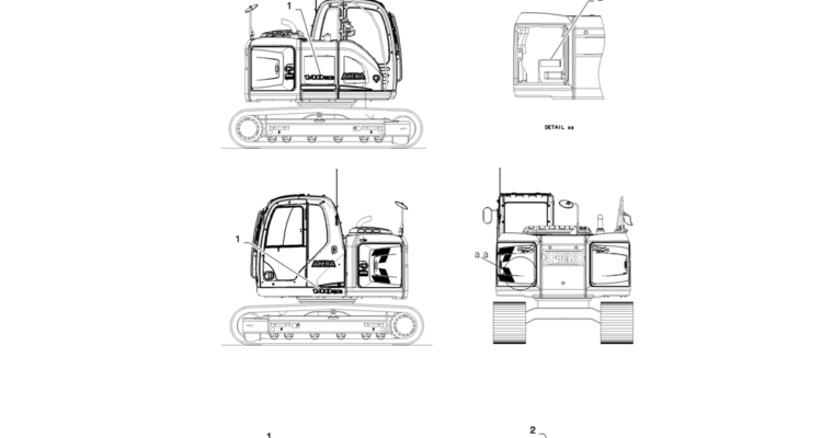 06-008(00) NAME PLATE INSTALLATION-2 SK130-8 SK140LC Excavator Parts Number Electronic Catalog EPC Manuals