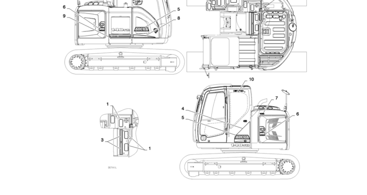 06-009(00) NAME PLATE INSTALLATION-2 SK130-8 SK140LC Excavator Parts Number Electronic Catalog EPC Manuals