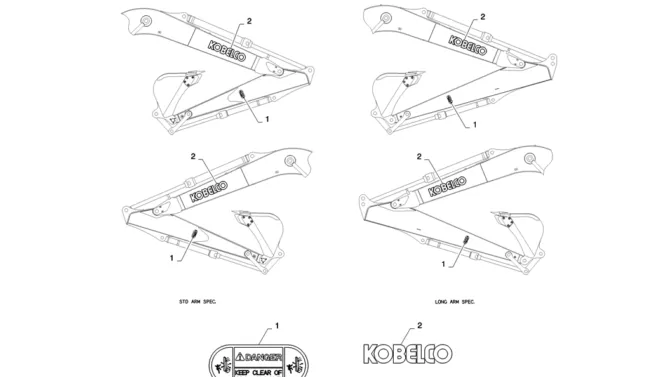 06-010(00) NAME PLATE INSTALLATION (ATTACHMENTS)-2 SK130-8 SK140LC Excavator Parts Number Electronic Catalog EPC Manuals