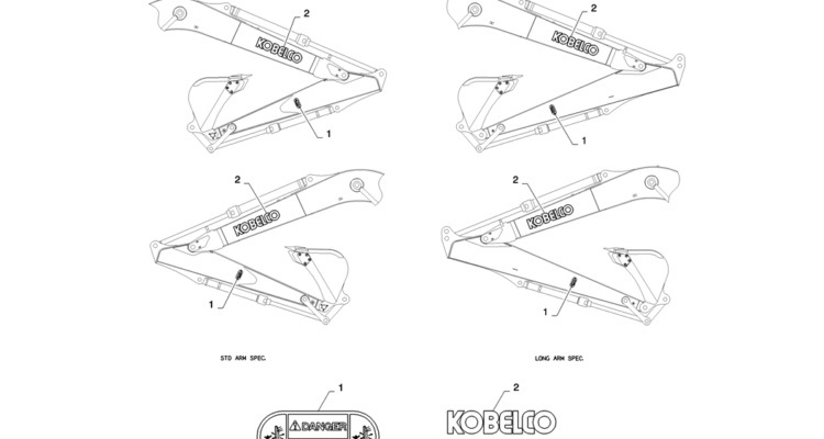 06-010(00) NAME PLATE INSTALLATION (ATTACHMENTS)-2 SK130-8 SK140LC Excavator Parts Number Electronic Catalog EPC Manuals