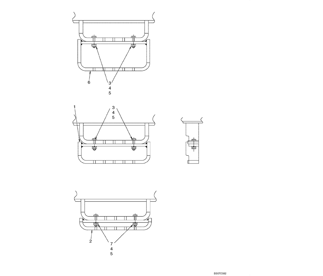 06-04(00) STEP INSTALLATION (YN41CU0002F1, F2, F3)-SK460-8 SK485-8 Kobelco Excavator Parts Number Electronic Catalog EPC Manuals