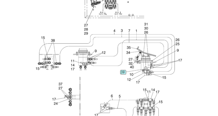 06-05(00) REMOTE CONTROL LINES SINGLE PEDAL TRAVEL (YN68HU0002F1)-SK460-8 SK485-8 Kobelco Excavator Parts Number Electronic Catalog EPC Manuals