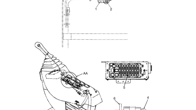 06-06(00) ALARM ASSEMBLY (LS53E00003F1)-SK460-8 SK485-8 Kobelco Excavator Parts Number Electronic Catalog EPC Manuals