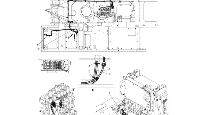 06-16(00) HARNESS ASSEMBLY, UPPER (NIBBLER & BREAKER W/ROTATION & HAND) (LC13E00051F1)-SK460-8 SK485-8 Kobelco Excavator Parts Number Electronic Catalog EPC Manuals