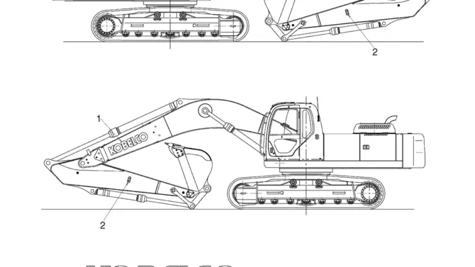 07-02(00) NAME PLATE INSTALLATION, BOOM (LC22T00017F1)-SK460-8 SK485-8 Kobelco Excavator Parts Number Electronic Catalog EPC Manuals