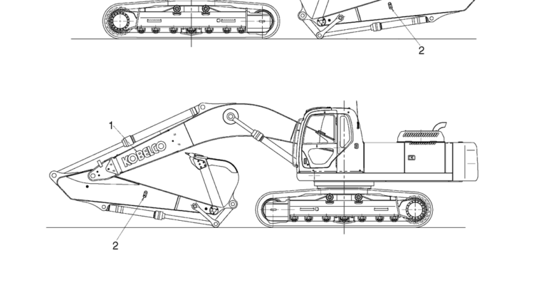 07-02(00) NAME PLATE INSTALLATION, BOOM (LC22T00017F1)-SK460-8 SK485-8 Kobelco Excavator Parts Number Electronic Catalog EPC Manuals
