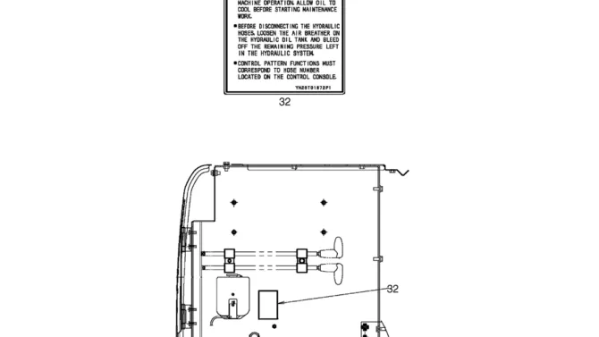 07-05(00) NAME PLATE INSTALLATION, LOCATION (YN22T00340F4)-SK460-8 SK485-8 Kobelco Excavator Parts Number Electronic Catalog EPC Manuals
