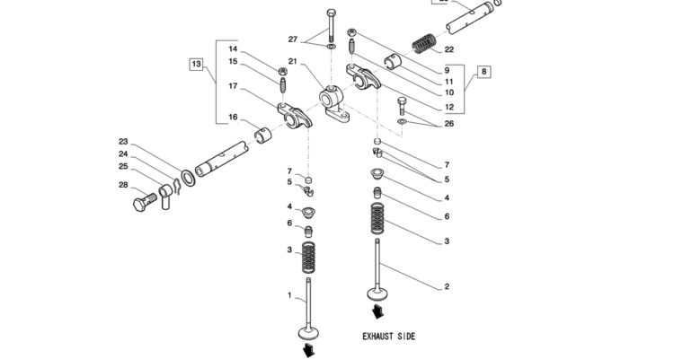08-002(00) VALVE MECHANISM-2 SK130-8 SK140LC Excavator Parts Number Electronic Catalog EPC Manuals