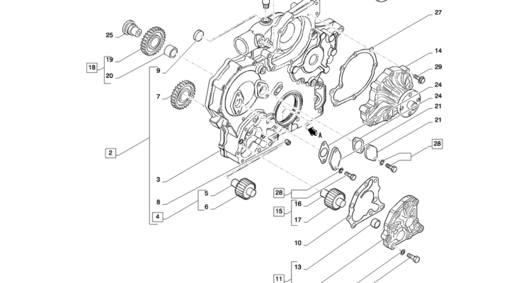 08-008(01) TIMING GEAR CASE-2 SK130-8 SK140LC Excavator Parts Number Electronic Catalog EPC Manuals