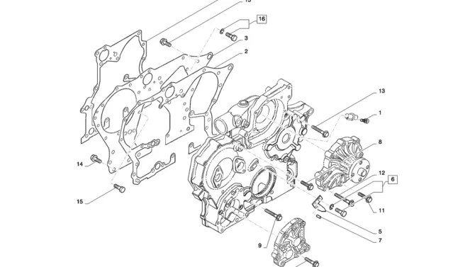 08-008(02) TIMING GEAR CASE-2 SK130-8 SK140LC Excavator Parts Number Electronic Catalog EPC Manuals