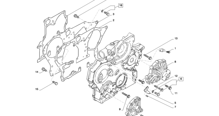 08-008(02) TIMING GEAR CASE-2 SK130-8 SK140LC Excavator Parts Number Electronic Catalog EPC Manuals