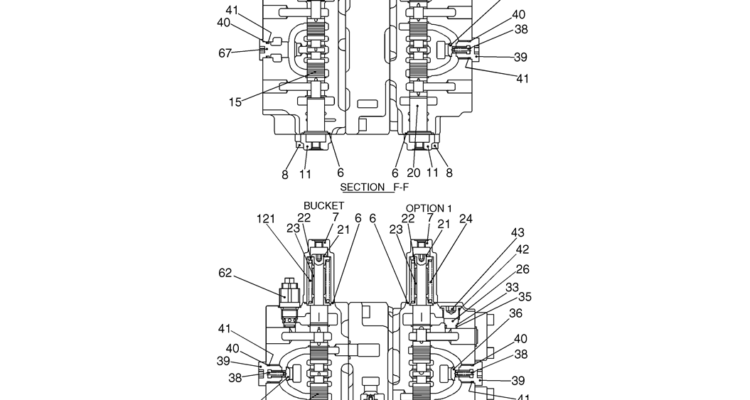 08-01-04(05) VALVE ASSEMBLY, CONTROL (LS30V00009F1)-SK460-8 SK485-8 Kobelco Excavator Parts Number Electronic Catalog EPC Manuals