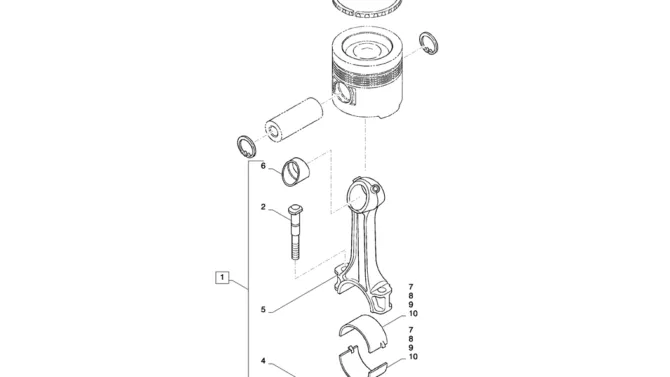 08-012(00) CONNECTING-ROD-2 SK130-8 SK140LC Excavator Parts Number Electronic Catalog EPC Manuals