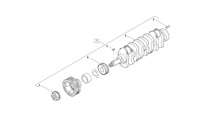 08-013(00) CRANKSHAFT-2 SK130-8 SK140LC Excavator Parts Number Electronic Catalog EPC Manuals