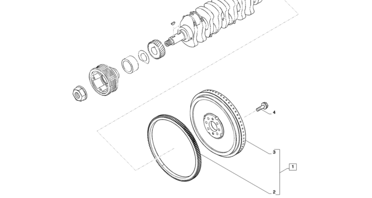 08-015(00) FLYWHEEL-2 SK130-8 SK140LC Excavator Parts Number Electronic Catalog EPC Manuals