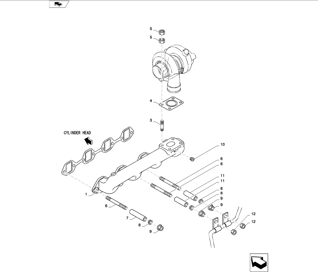 08-018(00) EXHAUST SYSTEM-2 SK130-8 SK140LC Excavator Parts Number Electronic Catalog EPC Manuals