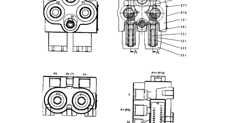 08-02(00) VALVE ASSEMBLY, CONTROL (LB30V00004F1)-SK460-8 SK485-8 Kobelco Excavator Parts Number Electronic Catalog EPC Manuals