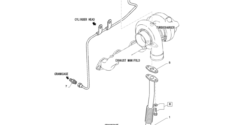 08-020(02) TURBOCHARGER PIPING-2 SK130-8 SK140LC Excavator Parts Number Electronic Catalog EPC Manuals