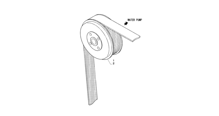 08 025(00) WATER PUMP PULLEY