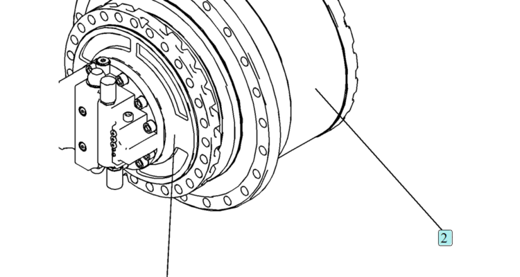 08-03(00) MOTOR ASSEMBLY (PROPEL) (LS15V00020F1)-SK460-8 SK485-8 Kobelco Excavator Parts Number Electronic Catalog EPC Manuals