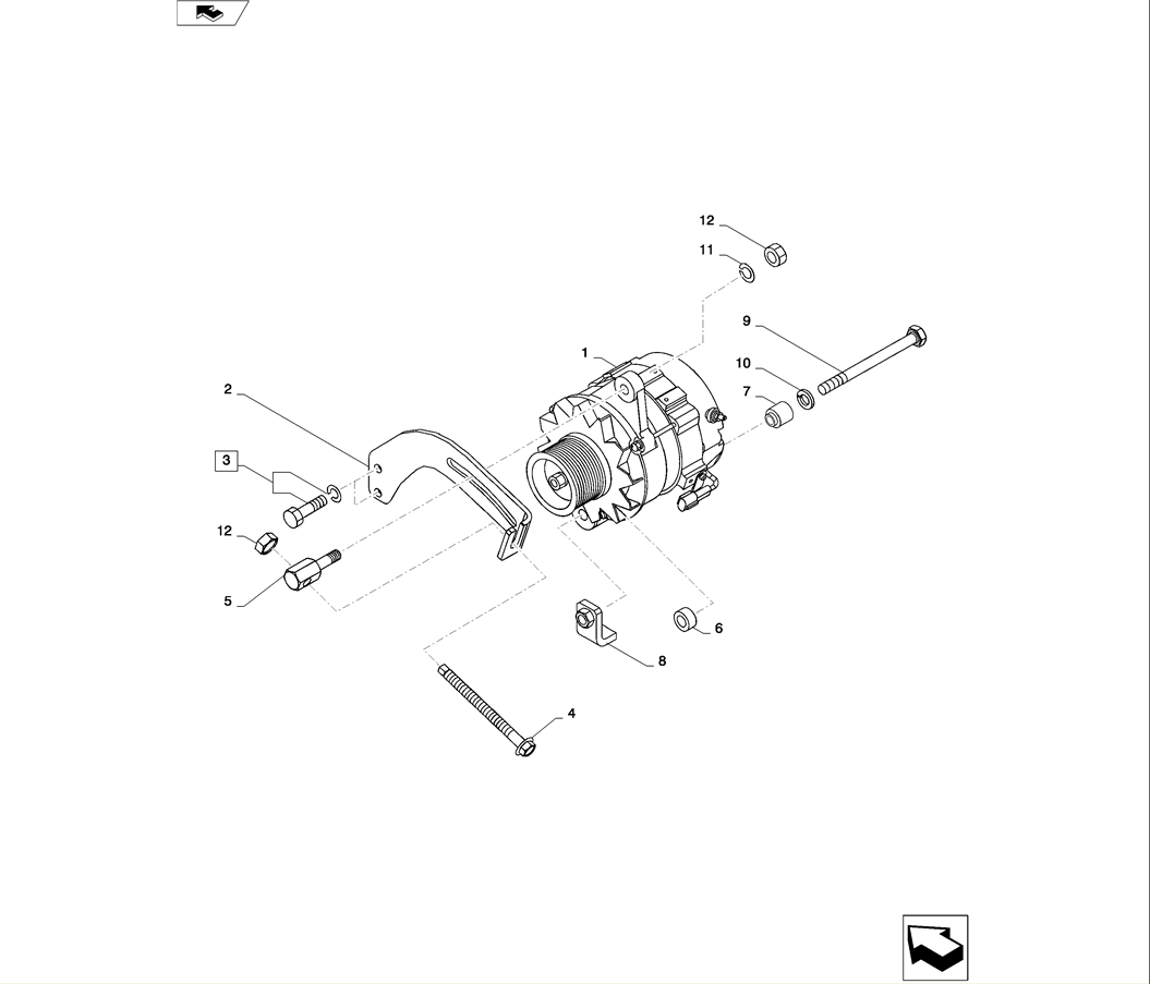 08-034(01) ALTERNATOR (GENERAL)-2 SK130-8 SK140LC Excavator Parts Number Electronic Catalog EPC Manuals