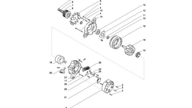 08-034(02) ALTERNATOR (24V-50A)-2 SK130-8 SK140LC Excavator Parts Number Electronic Catalog EPC Manuals