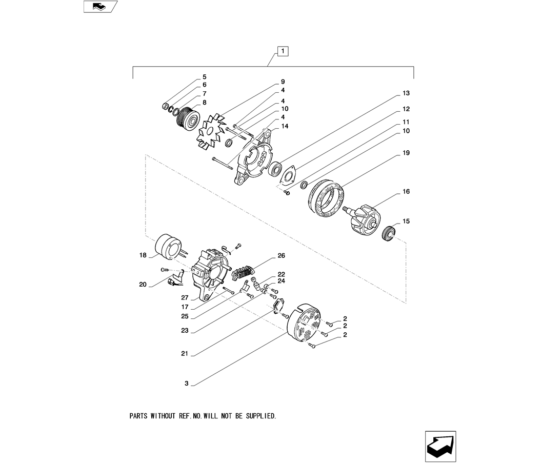 08-035(00) ENGINE CONTROL (STOP)-2 SK130-8 SK140LC Excavator Parts 