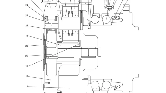 08-05(00) REDUCTION ASSEMBLY (PROPEL) (LS53D00007F1)-SK460-8 SK485-8 Kobelco Excavator Parts Number Electronic Catalog EPC Manuals