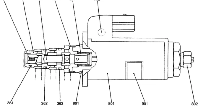 08-14-00(00) VALVE ASSY, SOLENOID (YB35V00005F1)-SK460-8 SK485-8 Kobelco Excavator Parts Number Electronic Catalog EPC Manuals
