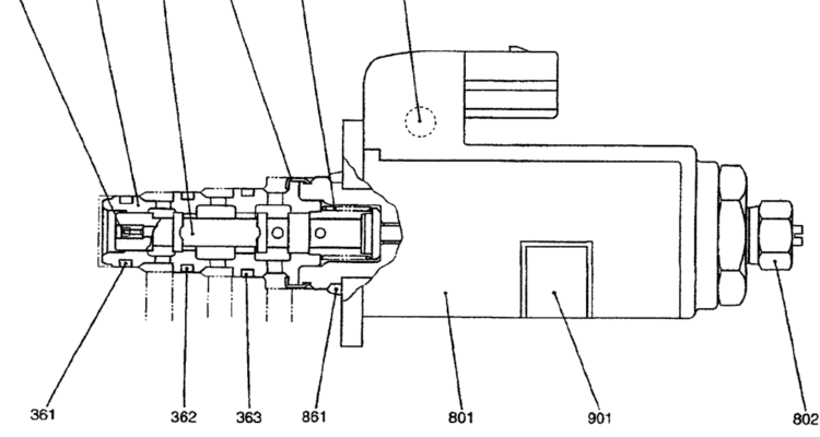 08-14-00(00) VALVE ASSY, SOLENOID (YB35V00005F1)-SK460-8 SK485-8 Kobelco Excavator Parts Number Electronic Catalog EPC Manuals