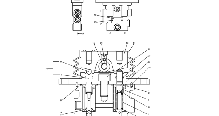 08-18(00) VALVE ASSEMBLY, PILOT (YN30V00080F1)-SK460-8 SK485-8 Kobelco Excavator Parts Number Electronic Catalog EPC Manuals