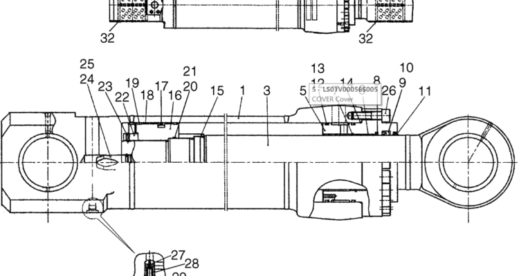 08 21(00) CYLINDER ASSEMBLY, ARM (LS01V00056F1)