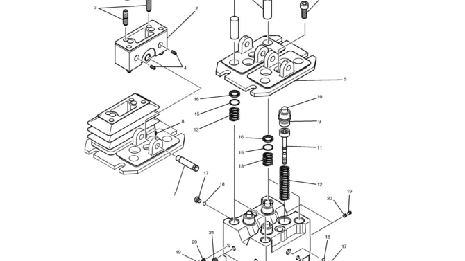 08-23(00) VALVE ASSEMBLY, PILOT (PROPELLING) (YN30V00105F1)-SK460-8 SK485-8 Kobelco Excavator Parts Number Electronic Catalog EPC Manuals