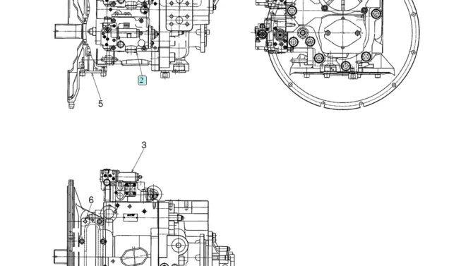 08-30(00) HYDRAULIC PUMP ASSEMBLY (LS10V00016F1)-SK460-8 SK485-8 Kobelco Excavator Parts Number Electronic Catalog EPC Manuals