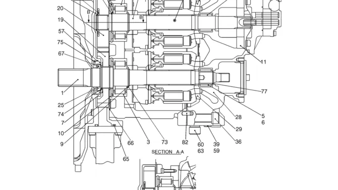 08-32-00(00) HYDRAULIC PUMP (LS10V00017F1)-SK460-8 SK485-8 Kobelco Excavator Parts Number Electronic Catalog EPC Manuals