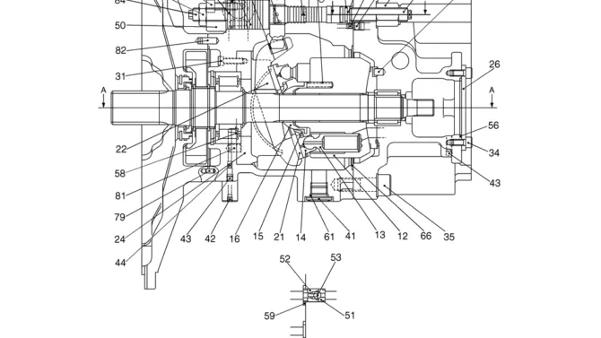 08-32-01(01) HYDRAULIC PUMP (LS10V00017F1)-SK460-8 SK485-8 Kobelco Excavator Parts Number Electronic Catalog EPC Manuals