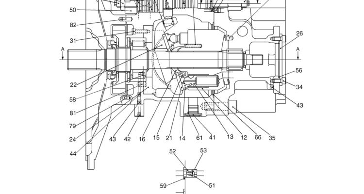 08-32-01(01) HYDRAULIC PUMP (LS10V00017F1)-SK460-8 SK485-8 Kobelco Excavator Parts Number Electronic Catalog EPC Manuals