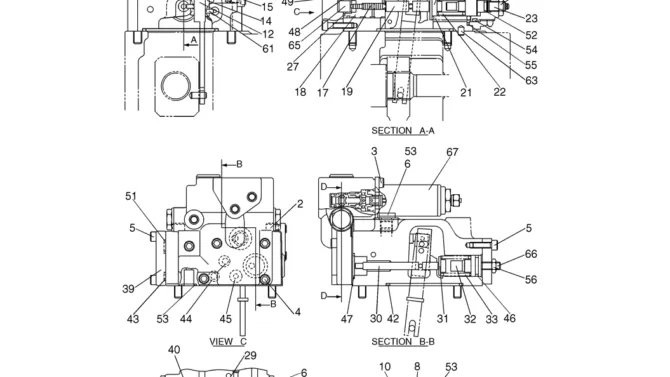 08-33(00) REGULATOR ASSEMBLY (LS10V01006F1)-SK460-8 SK485-8 Kobelco Excavator Parts Number Electronic Catalog EPC Manuals